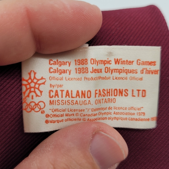 OLYMPICS | vintage Calgary Olympic Winter Games 1988 tie - Picture 4 of 5